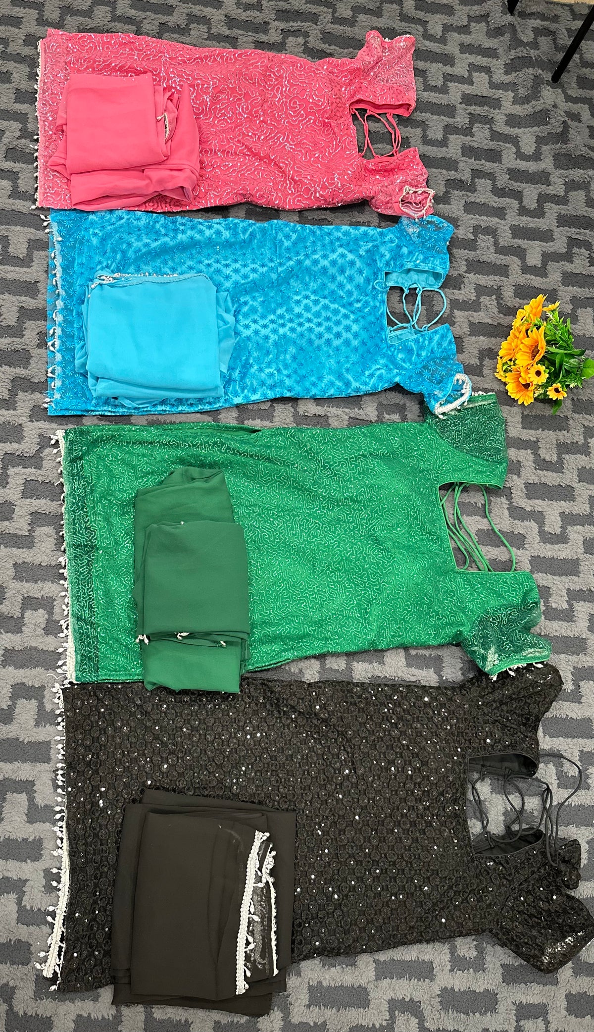 Short sleeve 90s Kurtha set