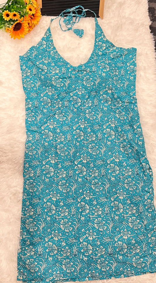 Halter Neck Short Kurthi