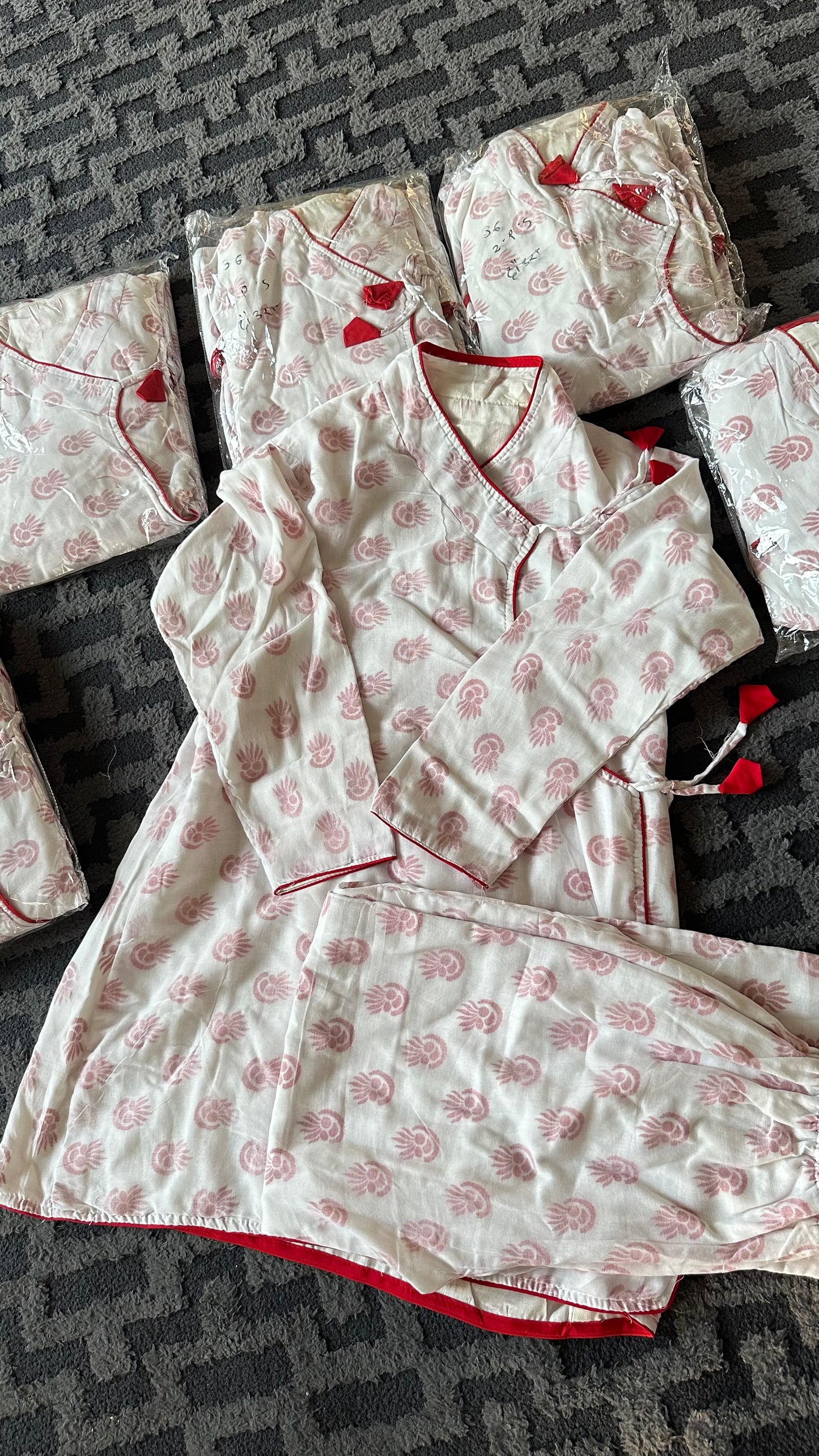 Laliguras Print Dhaka Choli Set