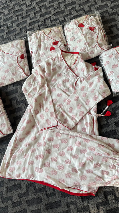 Laliguras Print Dhaka Choli Set