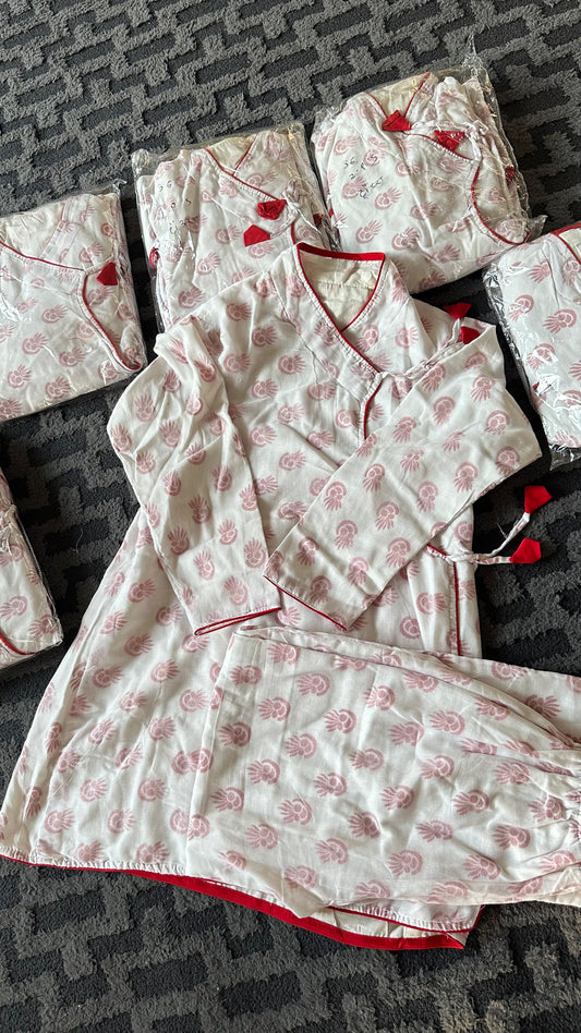 Laliguras Print Dhaka Choli Set