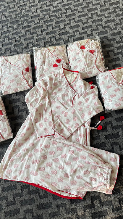 Laliguras Print Dhaka Choli Set