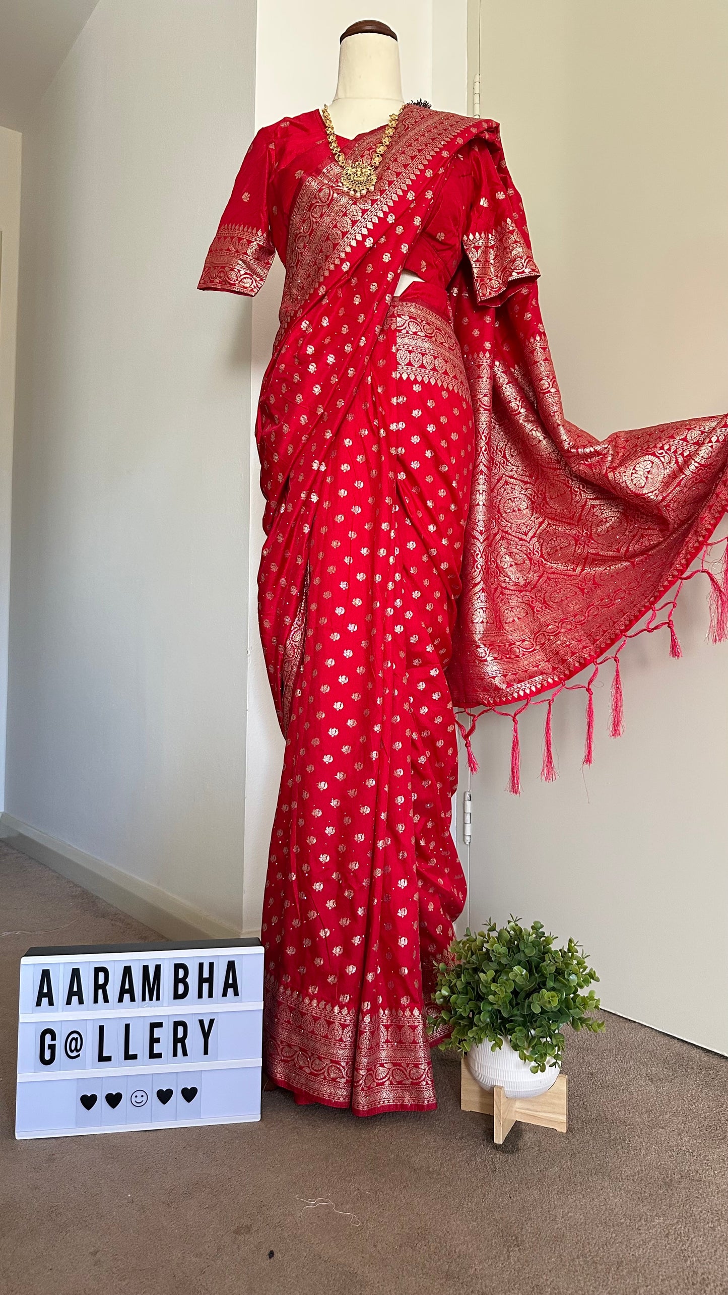 Satin Dola Silk Saree Set