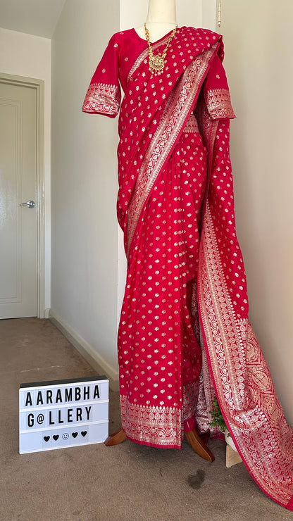 Satin Dola Silk Saree Set
