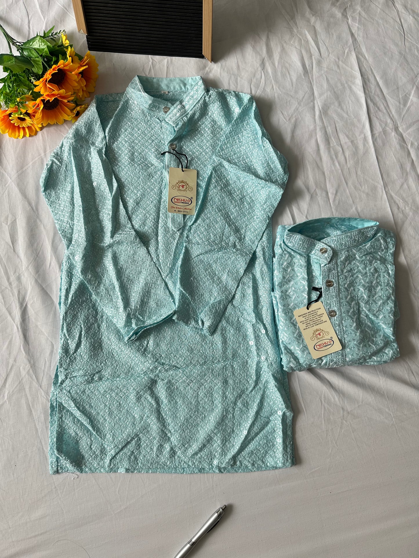 Baby Boys Kurtha Set