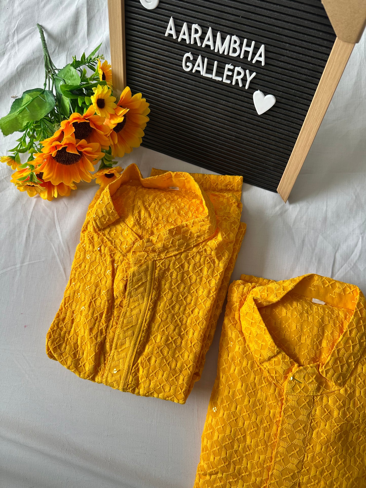Men’s Chickenkari Kurtha set