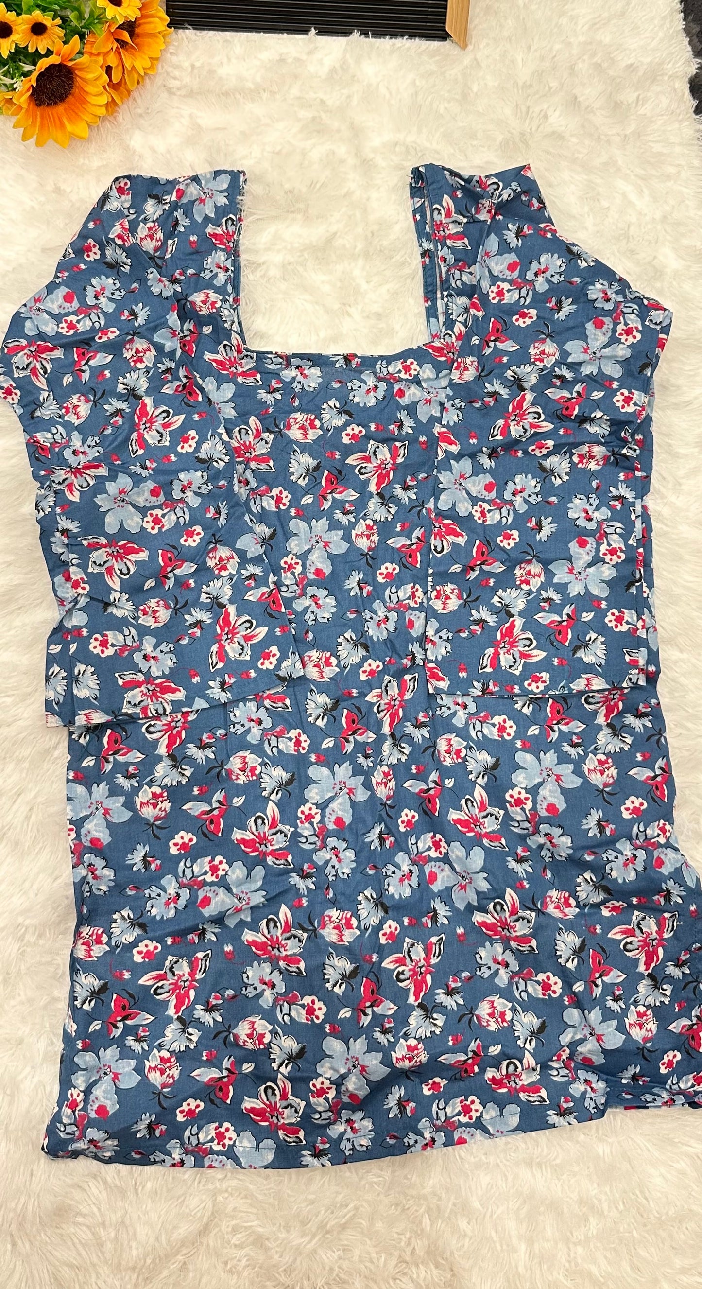 Simple Cotton Short Kurthi