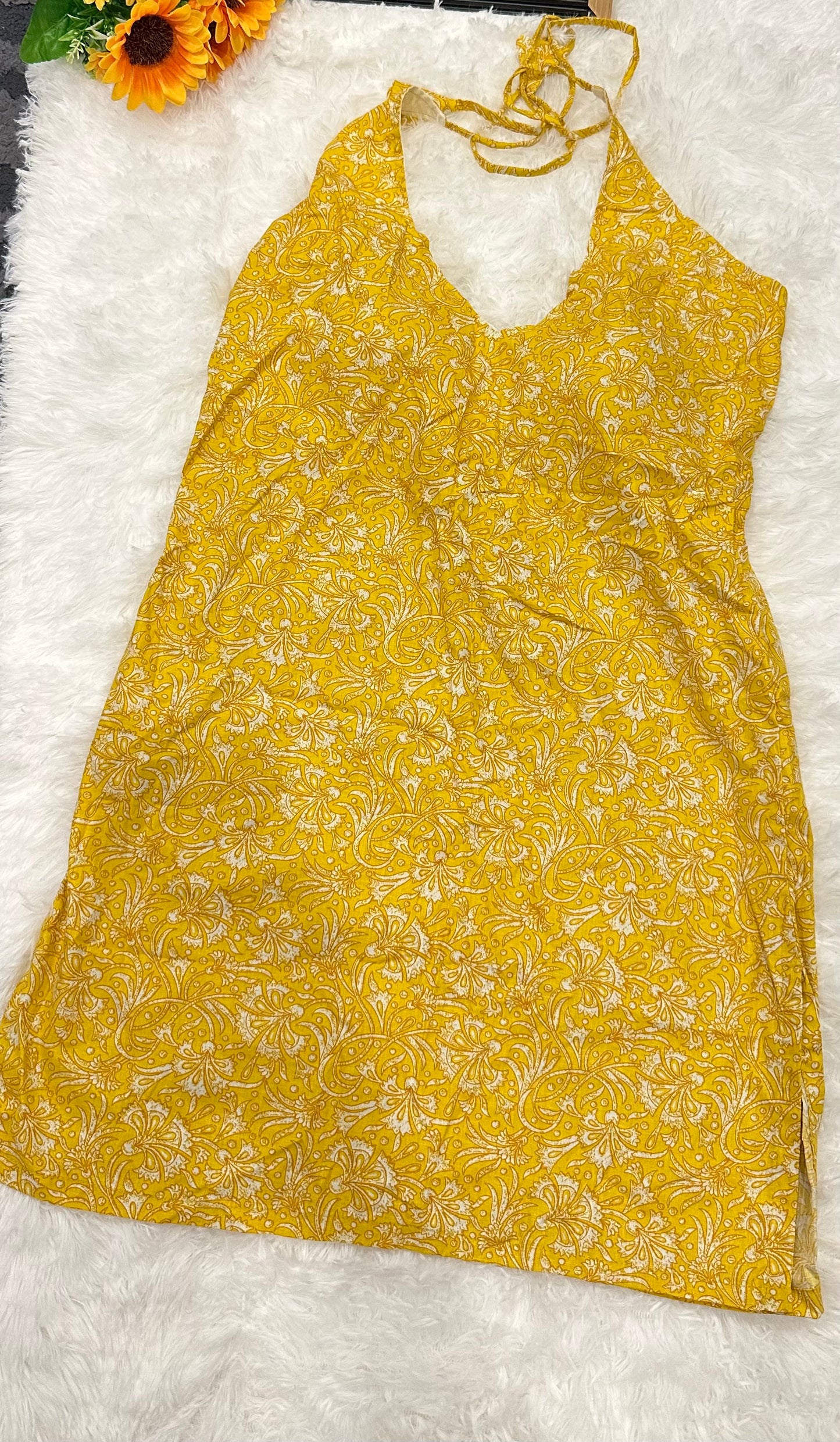 Halter Neck Short Kurthi