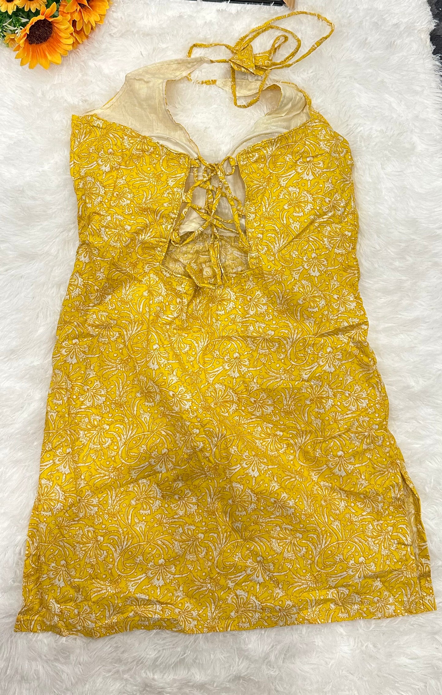 Halter Neck Short Kurthi