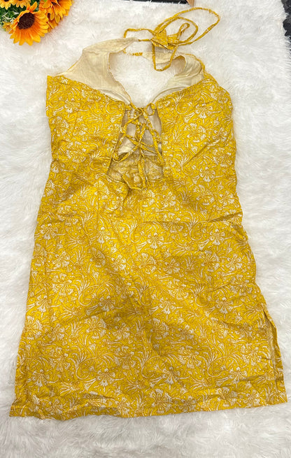 Halter Neck Short Kurthi
